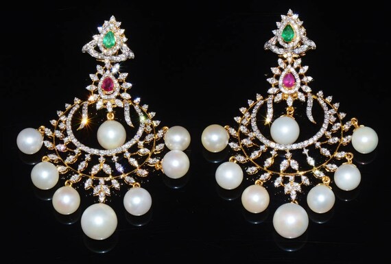 Emerald Earrings - Ruby Earrings - Certified Natu… - image 3