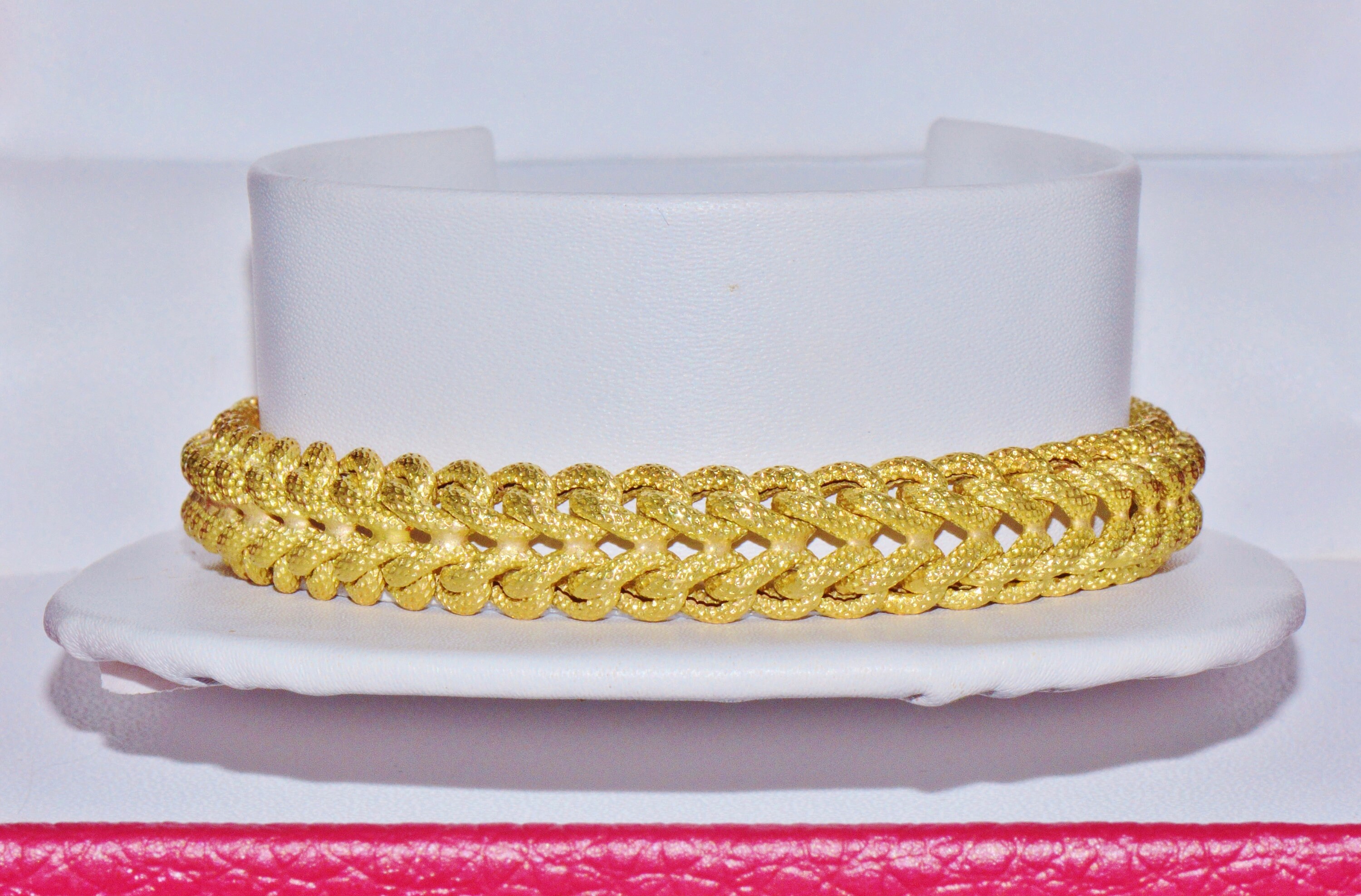 Vintage Italy Brev 18K 750 Solid Yellow Gold Chain Braided | Etsy