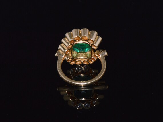 Vintage Emerald Ring - GIA Emerald Ring - Estate … - image 7