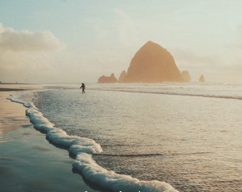 Cannon Beach Print, Oregon Travel Poster, Oregon Wall Art, Oregon Coast Print,Travel Photography Print, Cannon Beach Poster