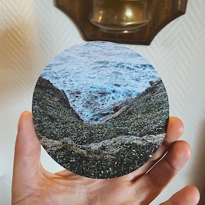 Küstenmagnet aus Kalifornien | Dekorativer Magnet | 10,5cm x 10,5cm
