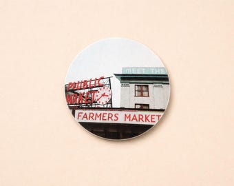 Pike Place Market | Seattle Sticker | PNW Decal | Washington Sticker | Waterbottle | Laptop Journal | Pacific Northwest souvenir