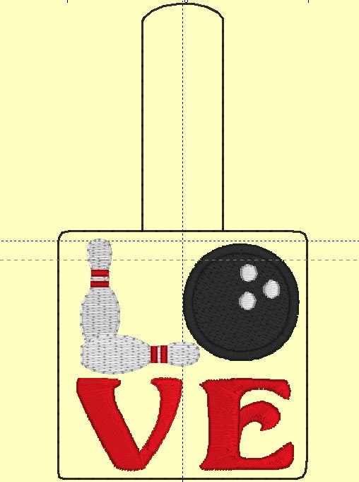 Love Sports Pack Key Fob Embroidery Designs Etsy