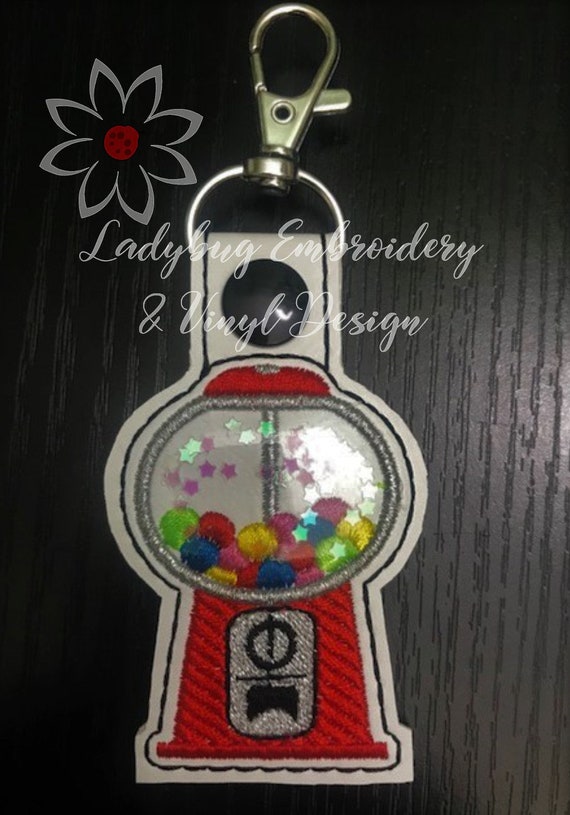 Gumball Machine Key Fob Etsy