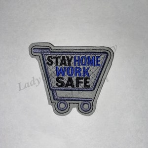Essential Worker Grocery Pin Design