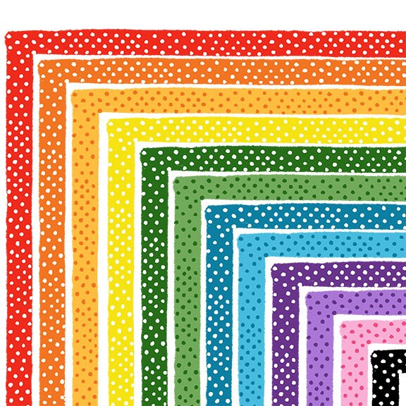 Delightful Dots Clipart Borders | Polka Dot Digital Frames Clip Art ...