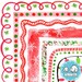 Festive Watercolor Holiday Borders | Holiday Clipart | Christmas Lights Clip Art Borders / Christmas Card Photo Frames PNG 