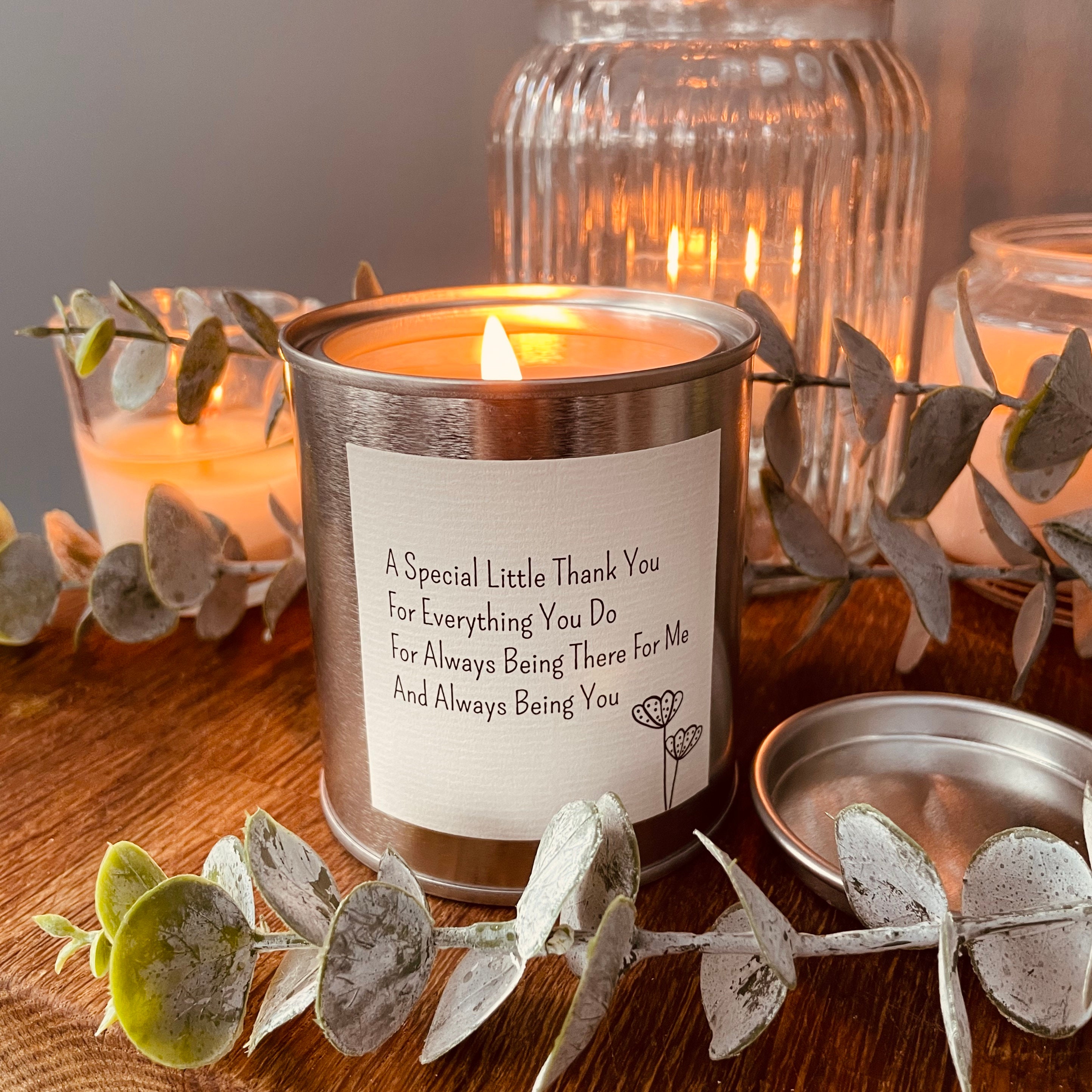 Special Little Thank You Scented Candle Tin Candle Gifts Thank You