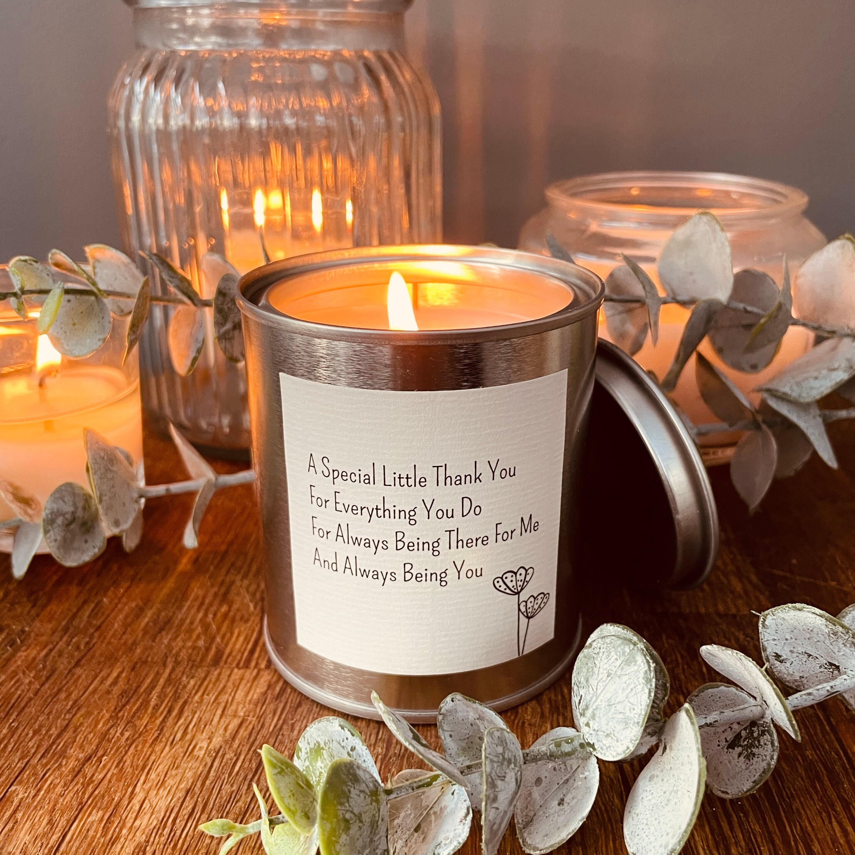 Special Little Thank You Scented Candle Tin Candle Gifts Thank You