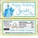 Kids Birthday Chocolate Bar Wrapper - Cinderella Party Favors - Custom Candy Wraps - Hershey Bar Wrappers - Printable PDF