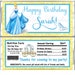 Kids Birthday Chocolate Bar Wrapper - Cinderella Party Favors - Custom Candy Wraps - Hershey Bar Wrappers - Printable PDF