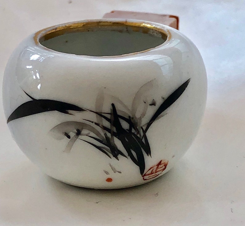 Reserved Chinese Porcelain Bird Feeder Bowl Chinese Birdcage Etsy