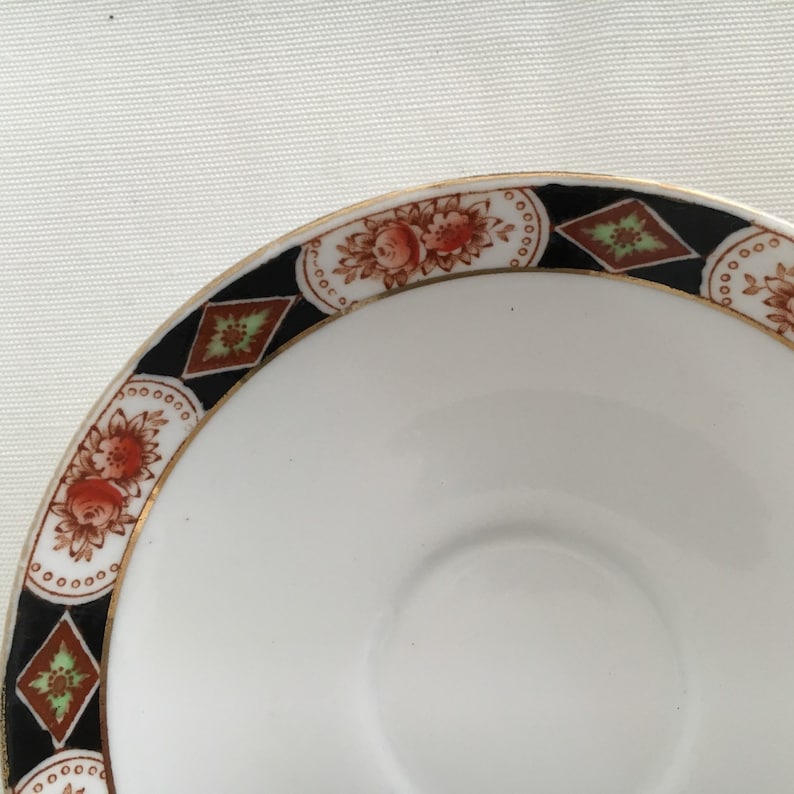 Vintage Standard China Saucer Imari Pattern English Bone China 1940s Saucer