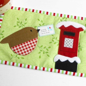 Christmas Delivery Mug Rug Pattern