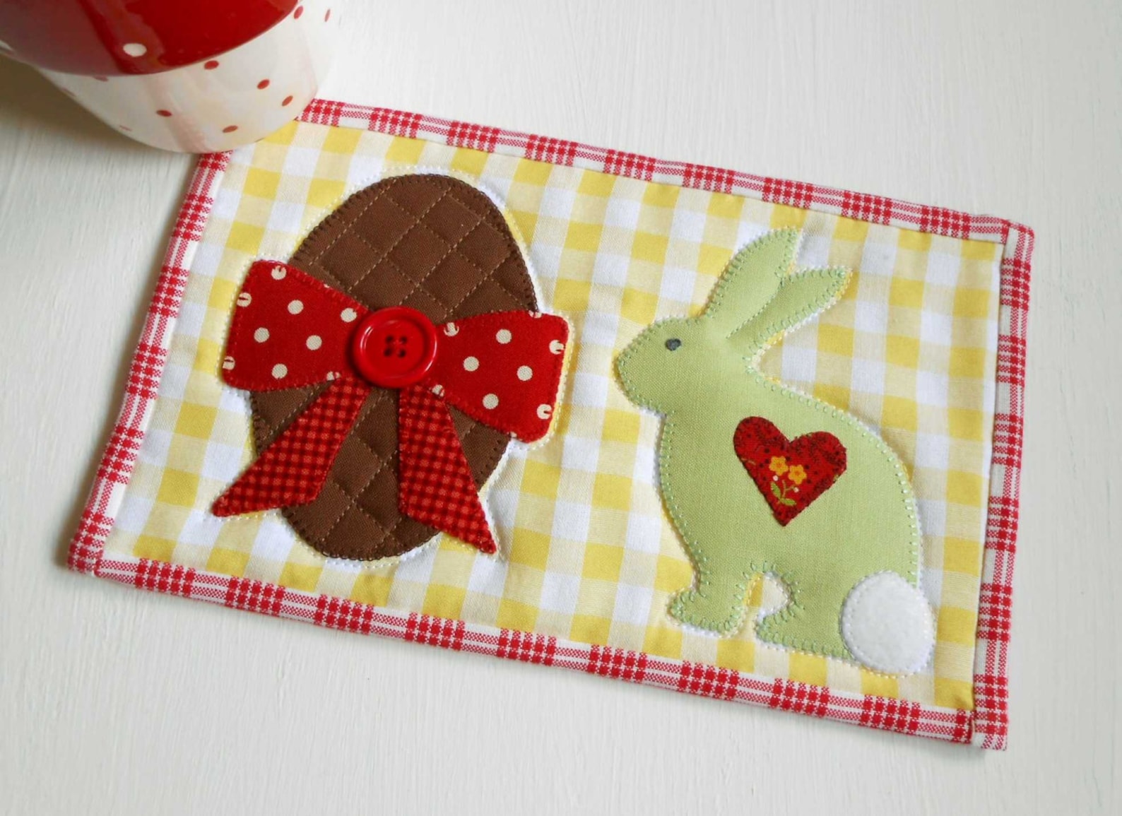 Easter Mug Rug Pattern Etsy