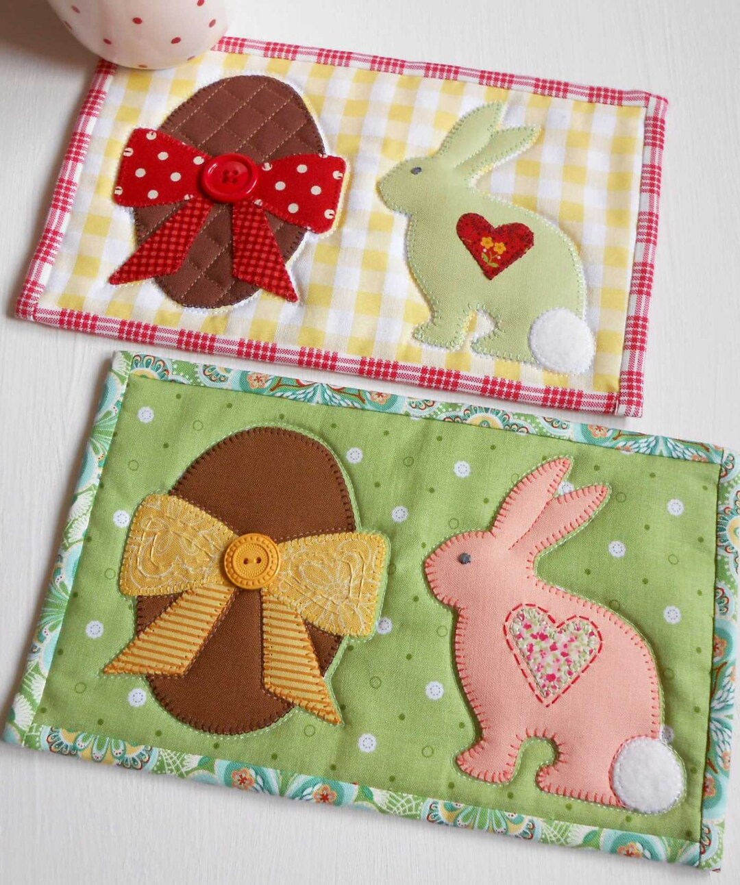 Easter Rug Design Easter Mug Rug Pattern - Etsy