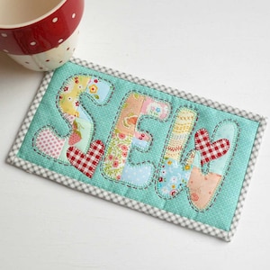 The Patchsmith's Applique and Mug Rug Alphabet Templates - Three Full Sets - for Mug Rugs, Quilts and more.