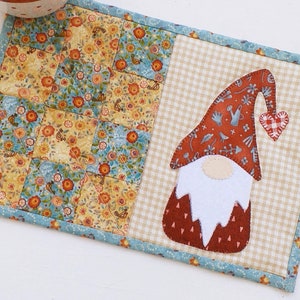 Nordic Gnomes Mug Rug Pattern image 4