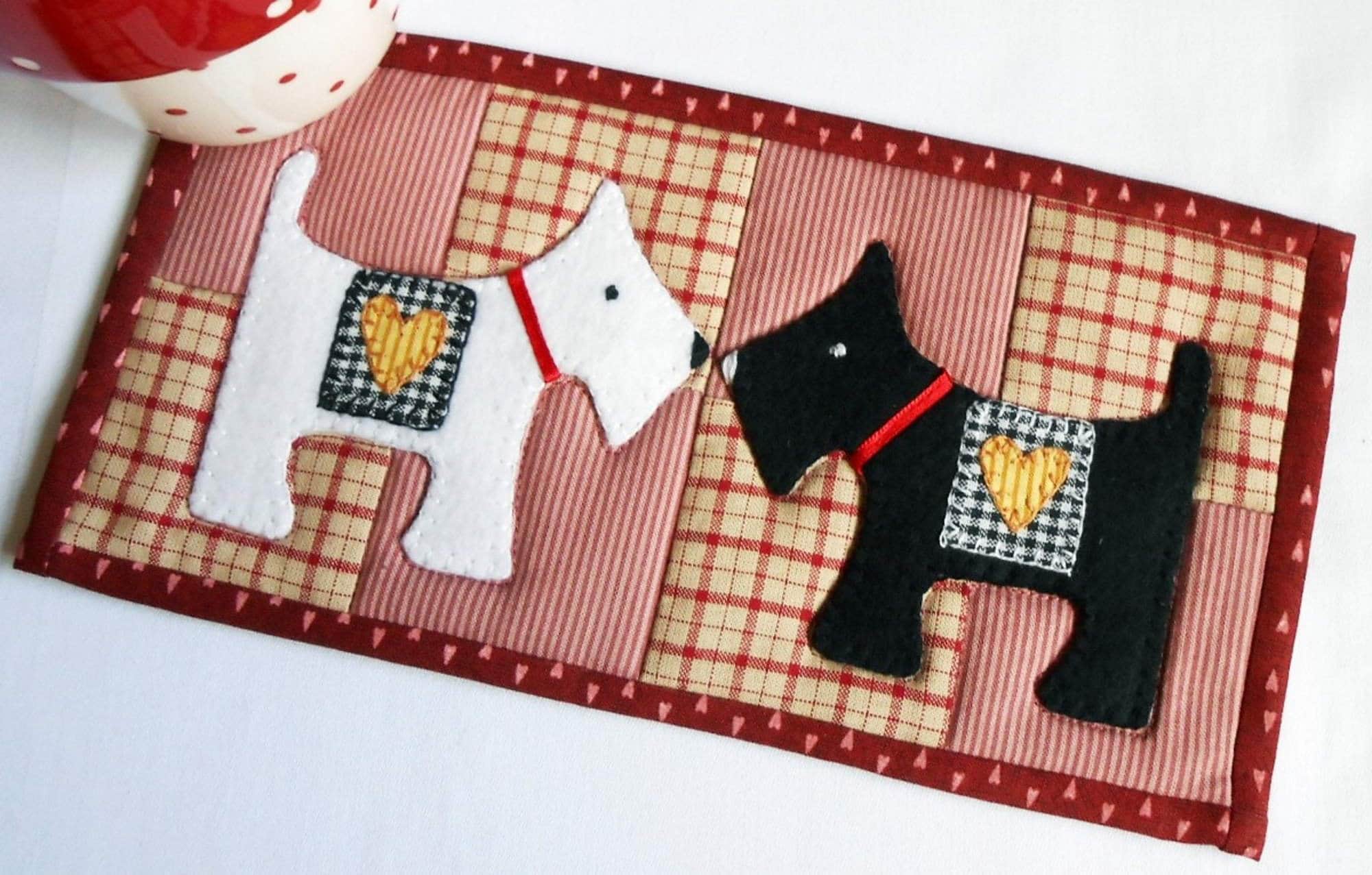 Scottie Dog Mug Rug Pattern Etsy
