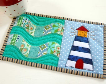 Lighthouse Mug Rug Pattern