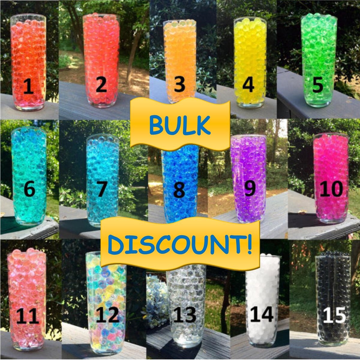 Bulk Party Pack 1/2 pound 1 pound 2 pounds Water Beads | Etsy