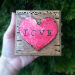Wedding ring older, San Valentines gift, Wooden keepsake box, Rustic wooden gifts, Wedding anniversary gift, Birthday gift, Special gifts