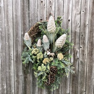Large Chris woodland wreath, Christmas wreaths, Rustic Christmas wreath, Christmas front door, Front door, Christmas door decor