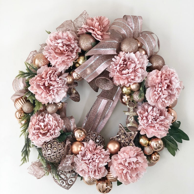 Christmas Wreaths, Pink Decor, Holidays Wreaths, Front Door Decor, Door
