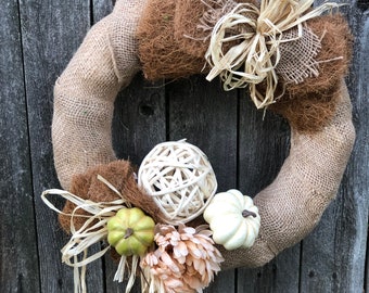 Fall wreaths, Fall Door Wreath, Front door decor, Home Decor, Office Decor, Rustic wreaths, Autumn wreaths, Thanksgiving wreath, Home decor