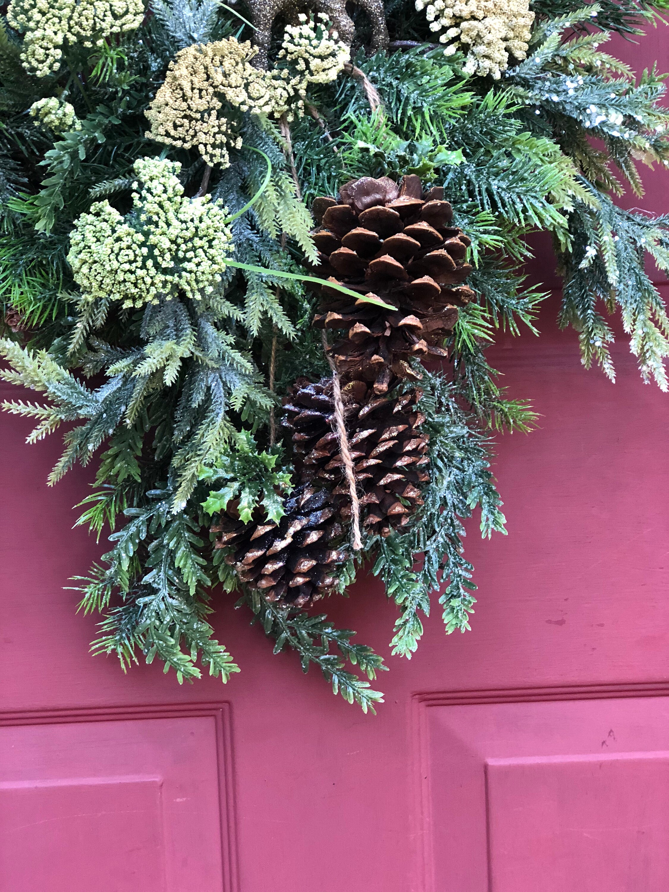 Large Chris Woodland Wreath Christmas Wreaths Rustic Etsy Ireland