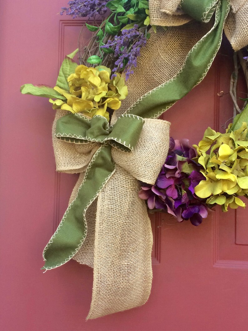 Spring wreaths Wall decor Rustic wreath Home decor Front Etsy