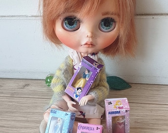 Casa de muñecas miniatura-mini's juguetes - Muñeca princesa- onesixth dollhouse disney