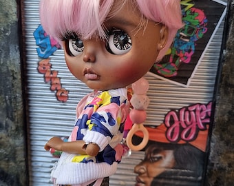 Ooak Aya Blythe Custom-Puppe von Pomipomari