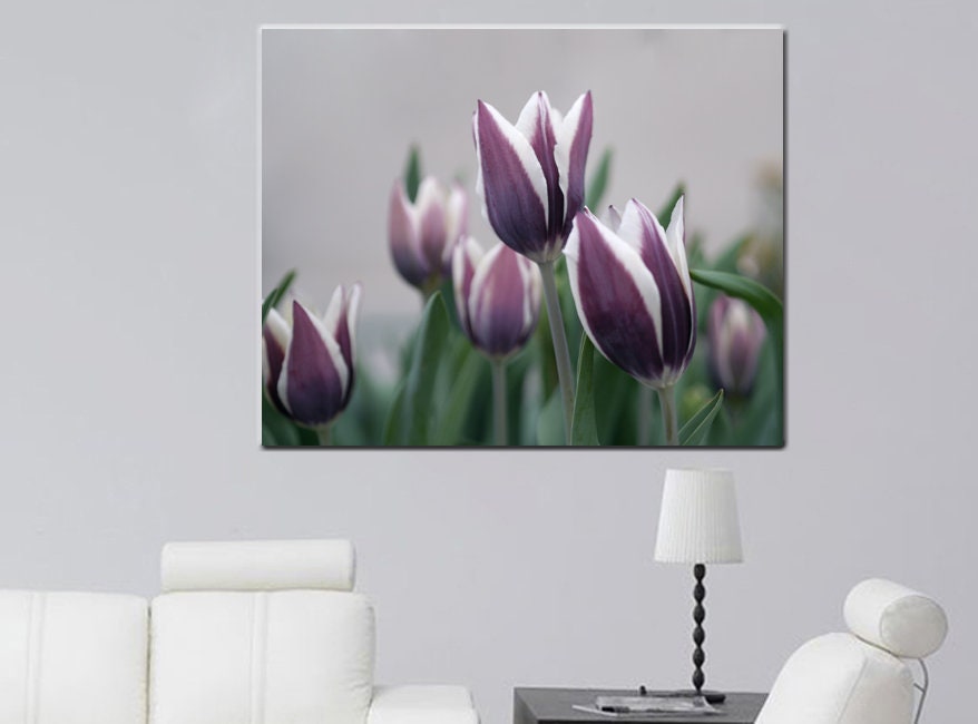 Estampado de arte floral o envoltura de lienzo arte de pared | Etsy