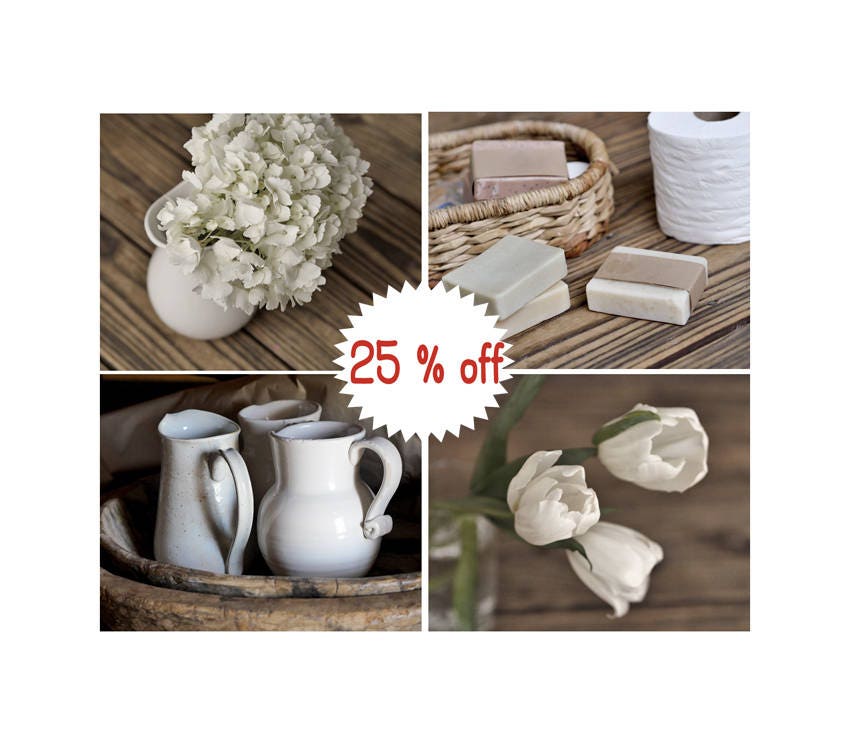 Rustic Bathroom Wall Decor Farmhouse Bathroom Wall Art | Etsy