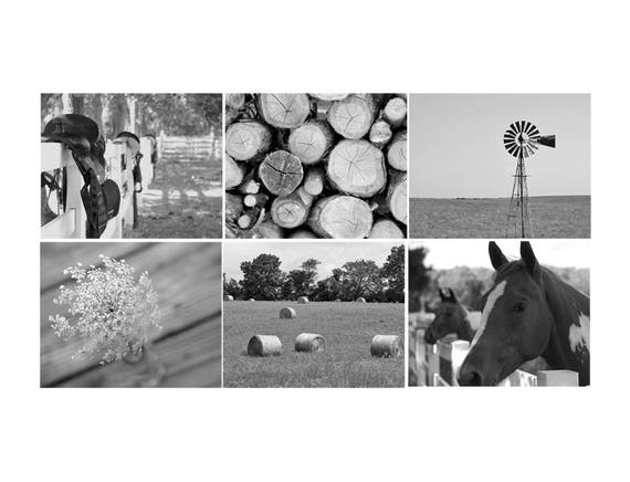 Black and White Farmhouse Decor Country Primitive Home Decor | Etsy