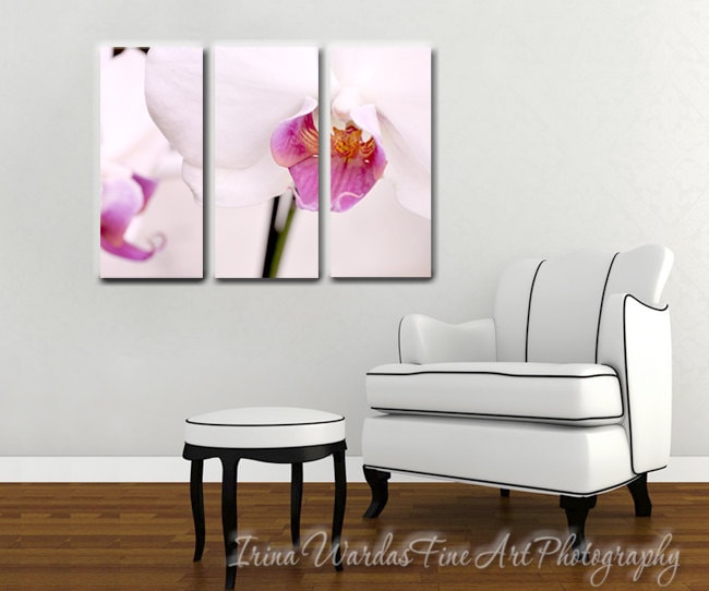 Floral Canvas Art, 3 Piece Wall Art, 3 Panel Extra Large Art