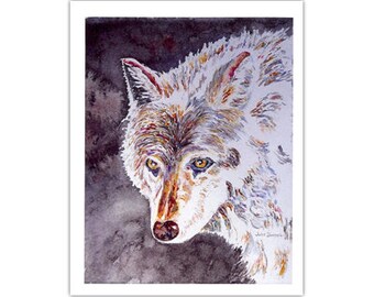 Wolf Business Note Cards
