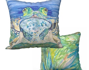 My Prince (Frog) Throw Pillow Cover