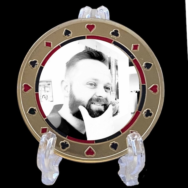 Custom Poker Chip Ball Marker Etsy