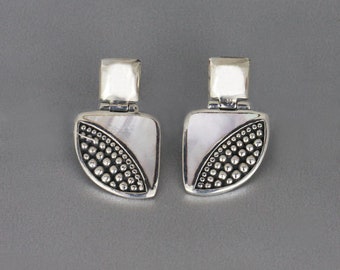 Then and Now Earrings - White