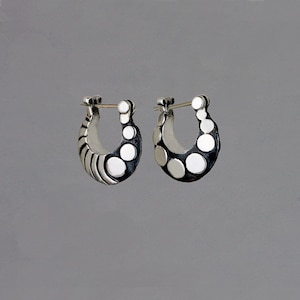 Small Pebble Hoops