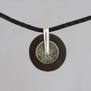 Men&#39;s Silver Centimes Necklace