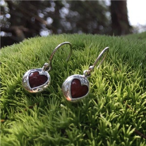 Silver Baby Heart Earrings image 4