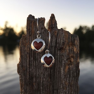 Silver Baby Heart Earrings image 5