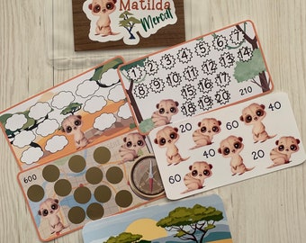 Sparutmanings set Matilda Meercat / Savings challenge game Matilda Meercat