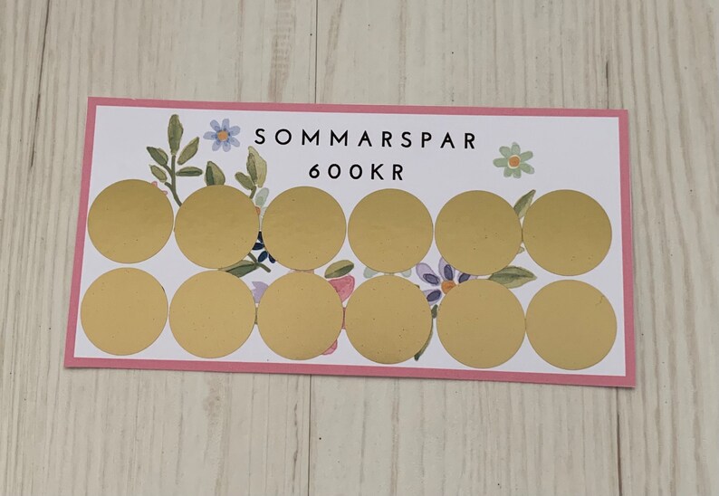 Skrap sparutmaning Vår, Sommar , Höst, Jul och vinter Spara 600 till 1000: Sparutmaning image 3