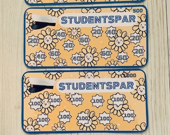 Sparutmaningar Student 4 olika A5/A6 - Spaaruitdagingen Afstuderen-4 verschillende A5/A6