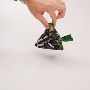 Arch Cape Dog Poop Bag Dispenser made from Pendleton Wool