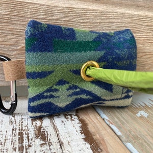 Distributore di sacchetti per rifiuti Arch Cape in lana Pendleton / Sacchetto per escrementi